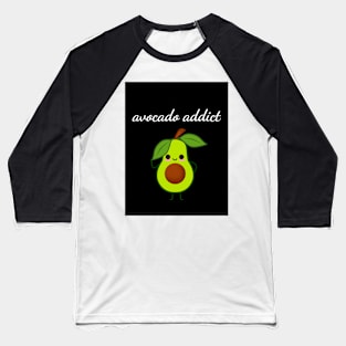 Avocado Addict Baseball T-Shirt